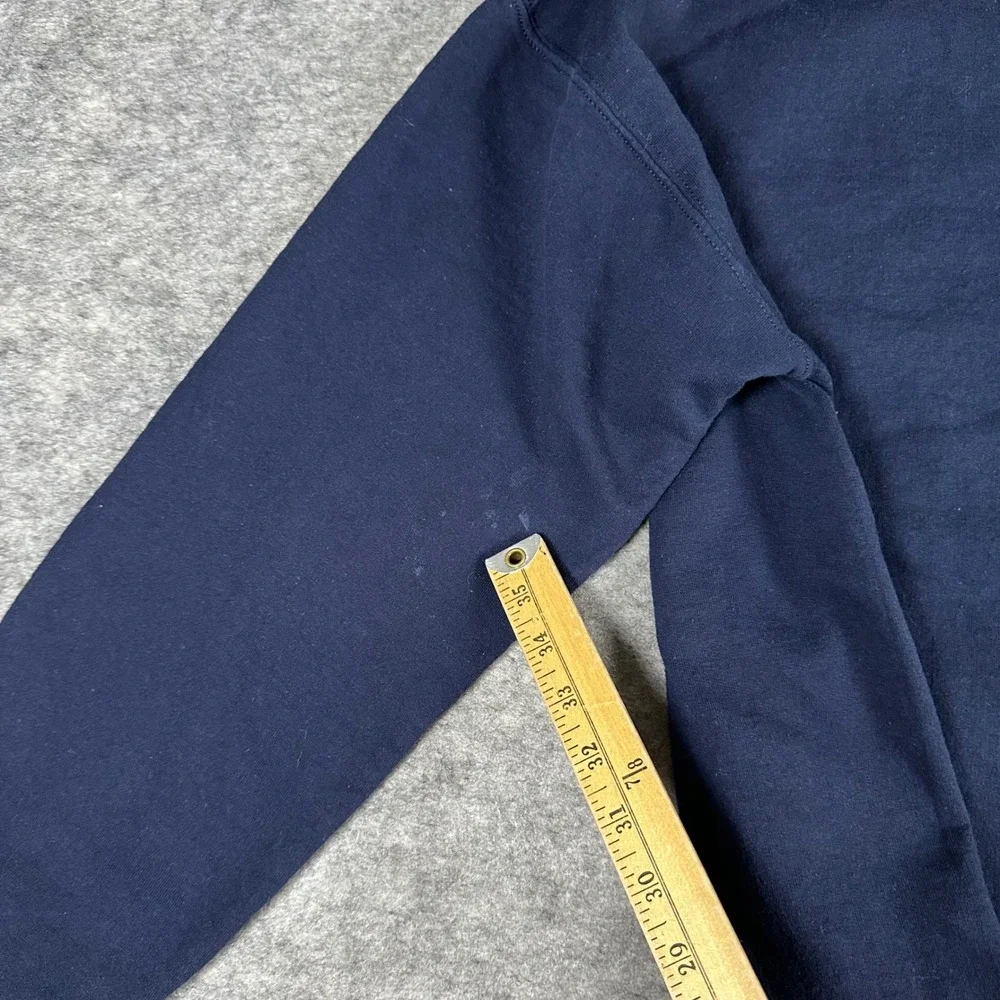 VTG Thrasher Mens Navy Blue Magazine Graphic Pullover Sweatshirt Large